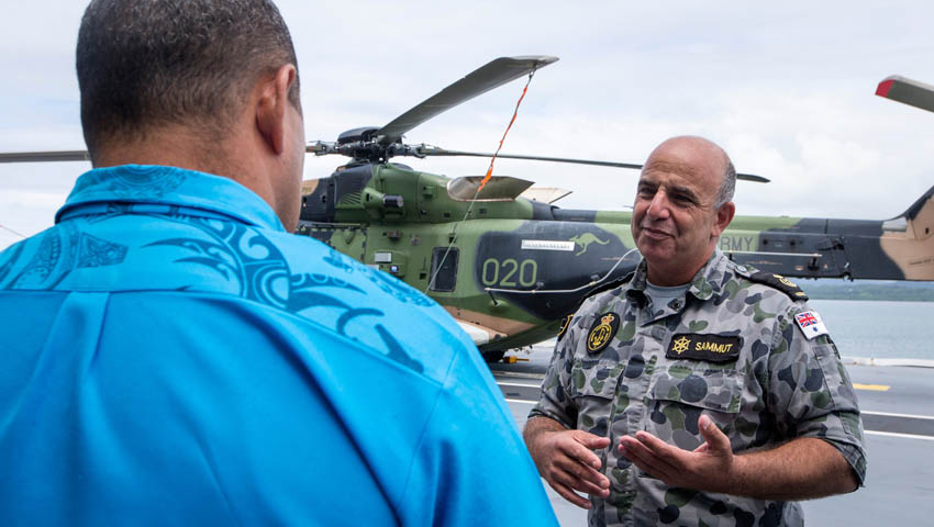 Defence Task Group visits Fiji