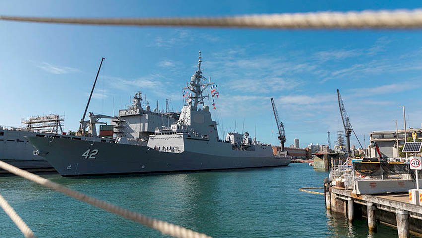 NUSHIP Sydney arrives at Garden Island - Defence Connect